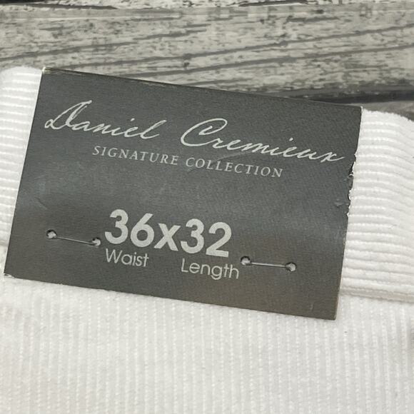 DANIEL CREMIEUX 36x32 Corduroy Pants Signature Collection White. {G}. - Picture 8 of 16